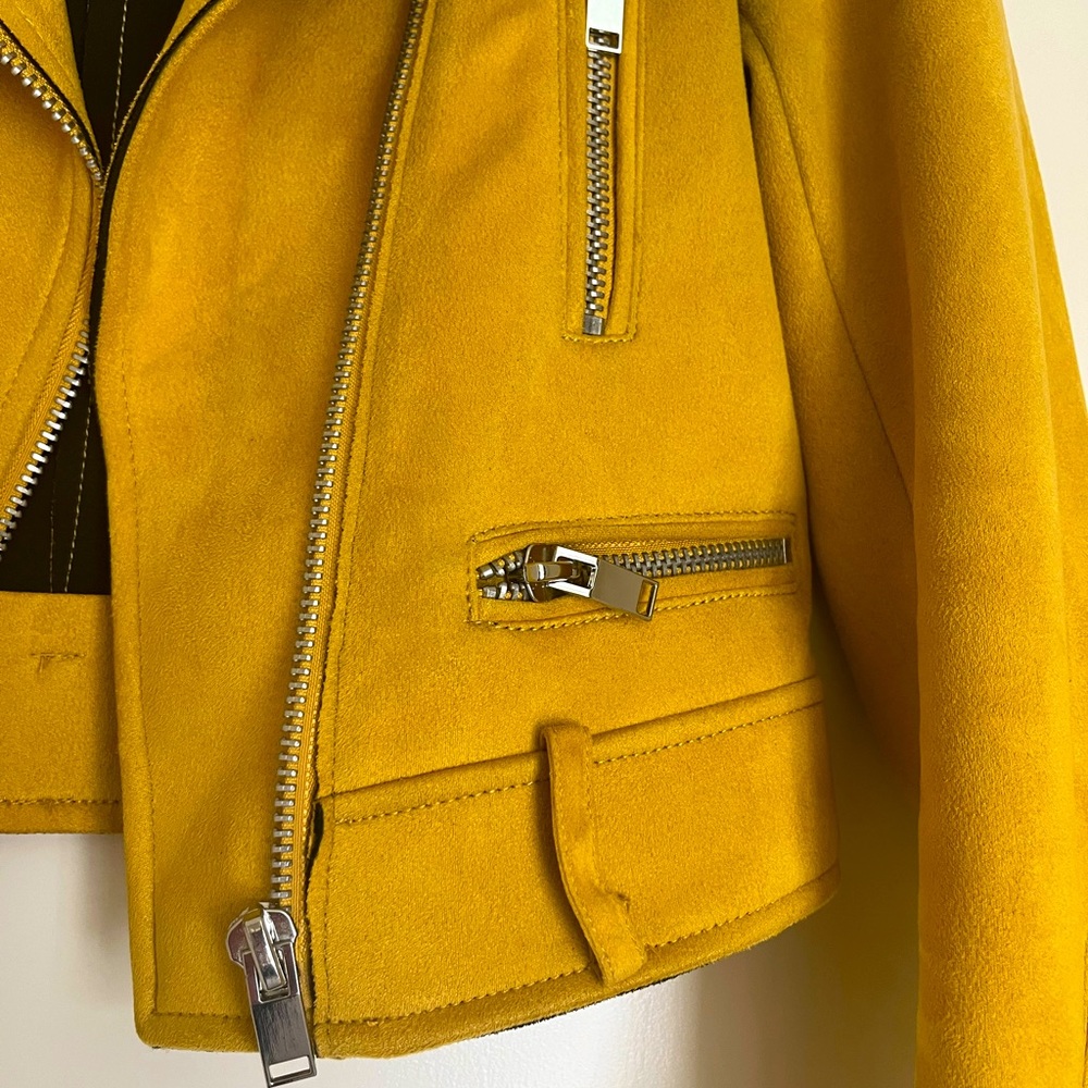 Zara Basic Cropped Soft Jacket - Size Xs - image 5